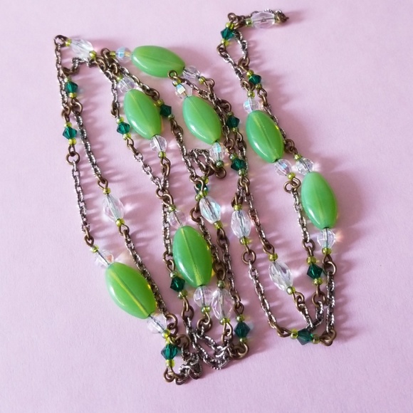 Long Flapper style beaded necklace! 1920's style - Picture 4 of 4